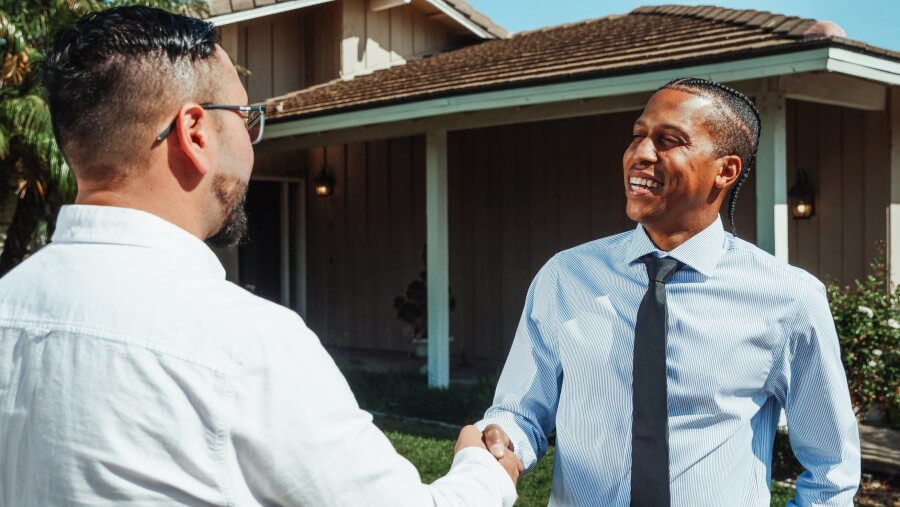 Real Estate Broker and a Client