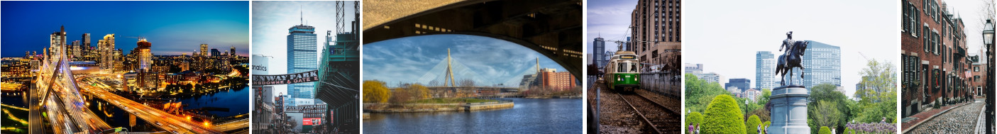 Skyline view of downtown Boston, Massachusetts