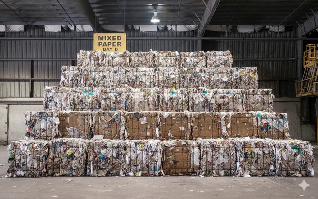 Pape recycling. Image by Gemini