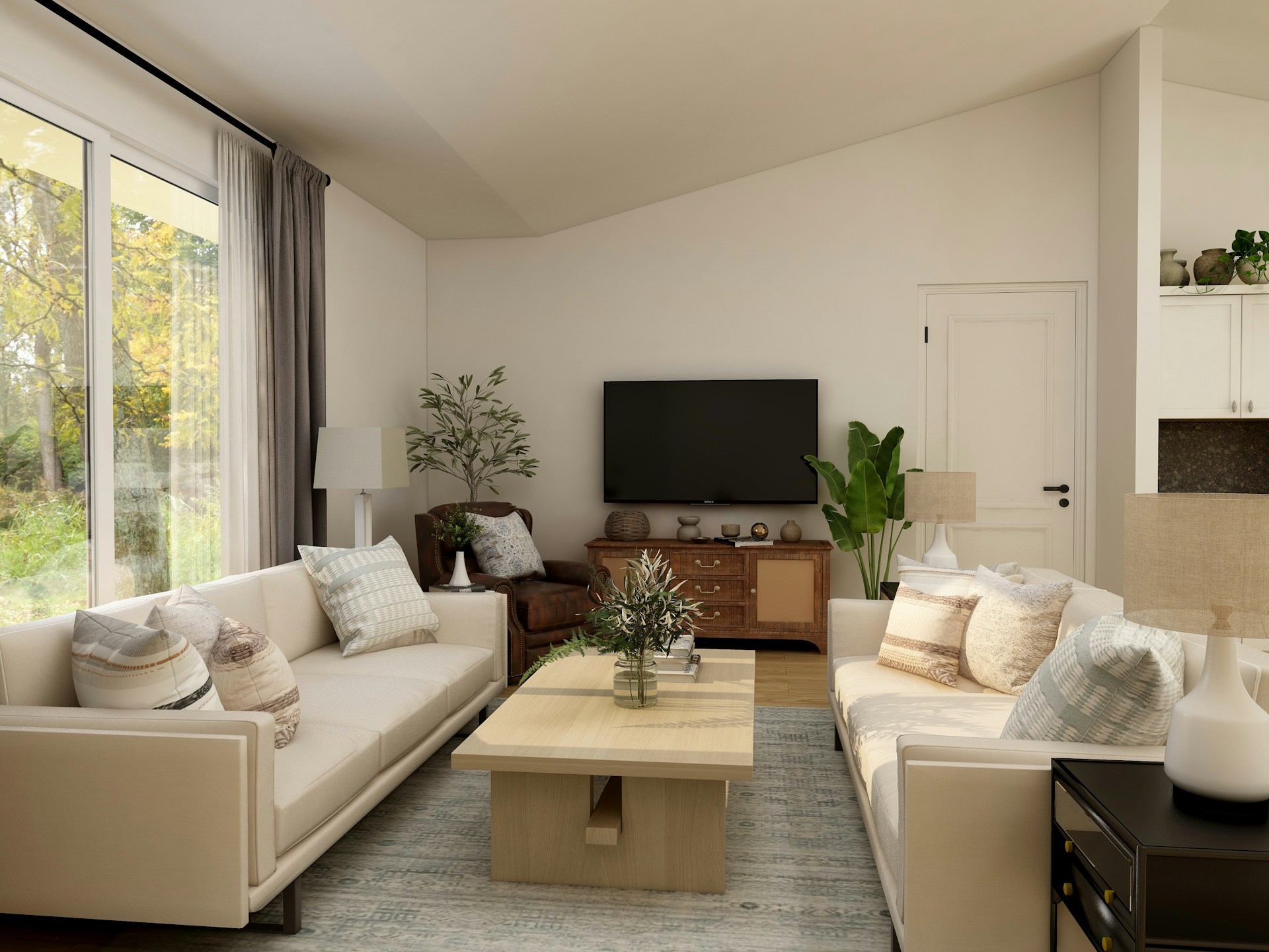 Gray sofa in livingroom. Image by Pexels