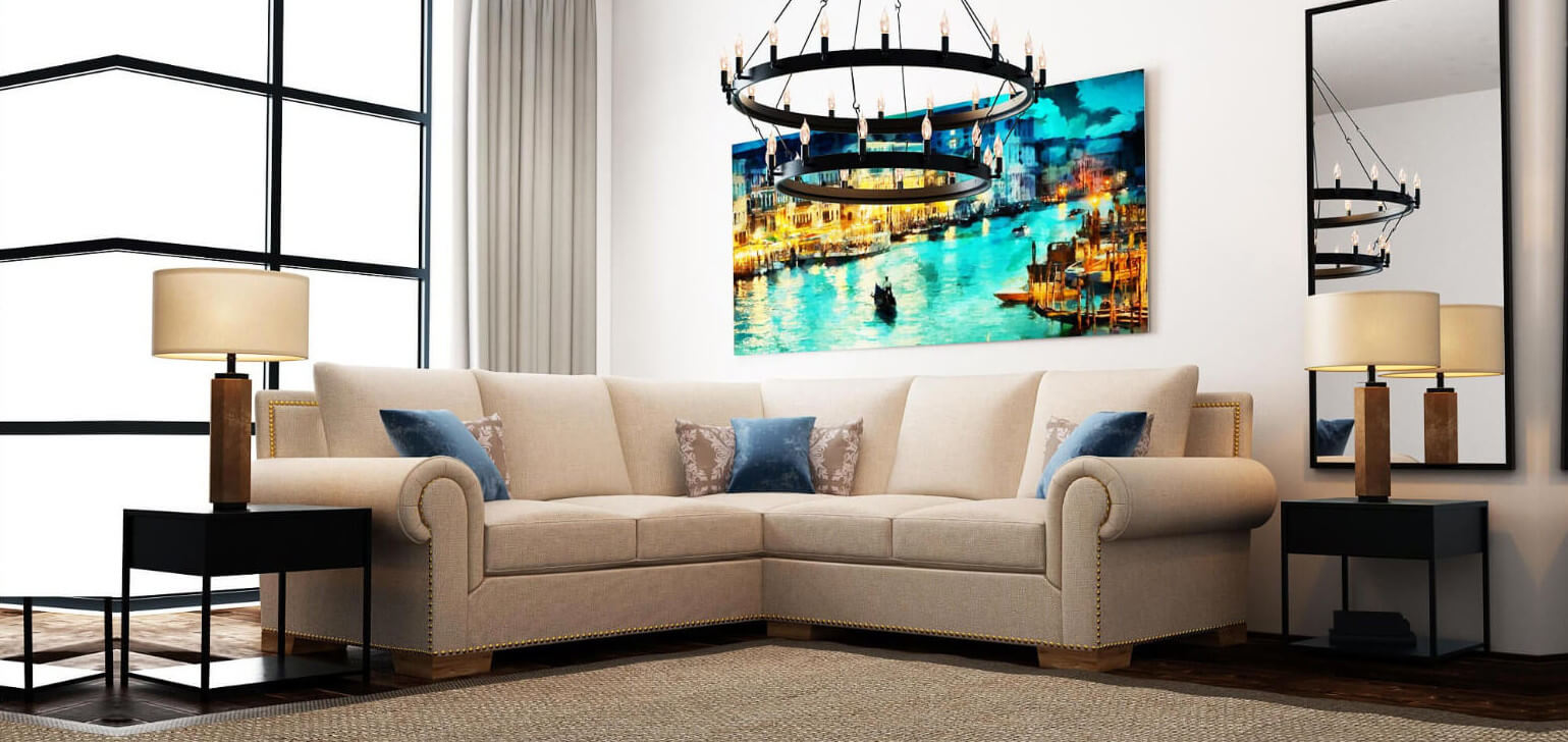 Livingroom wotha sofa. Image by drreamsofa.com