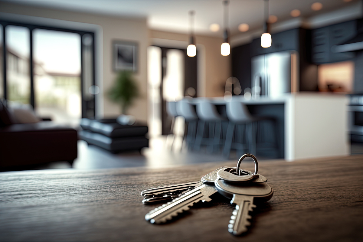 keys on a table