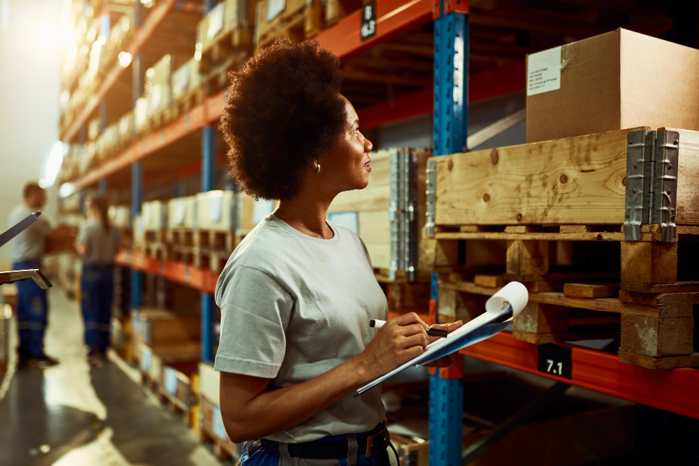 Person writing inventory list. Image by Freepik
