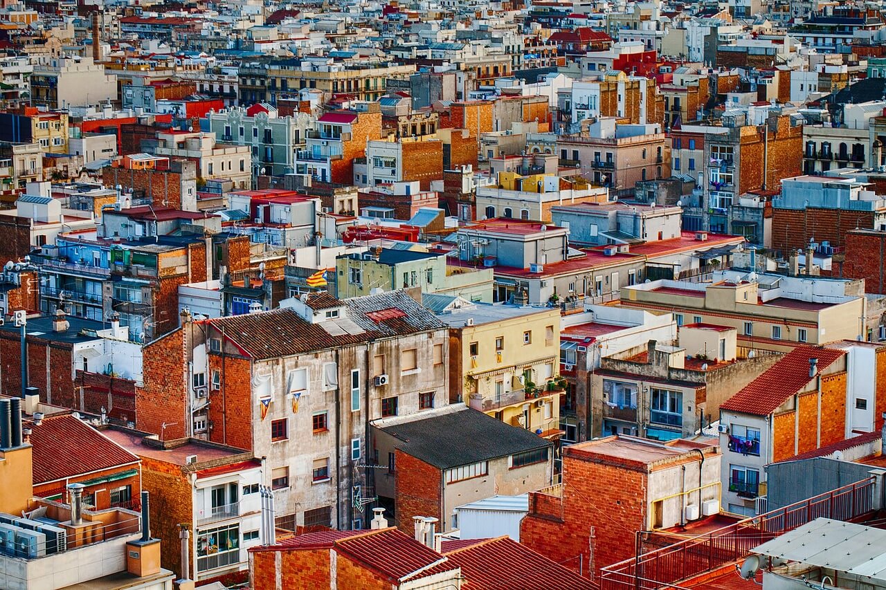 Arial view of housing. Image by Pixabay