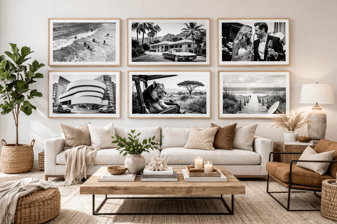 Wall art in a livingroom. Image by Chatgpt