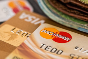 Stack of credit cards