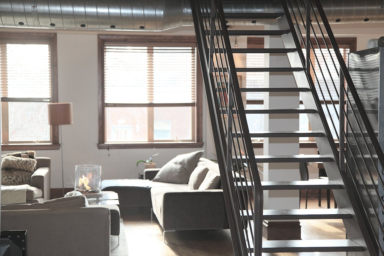 Grey sofa, image by Pexels