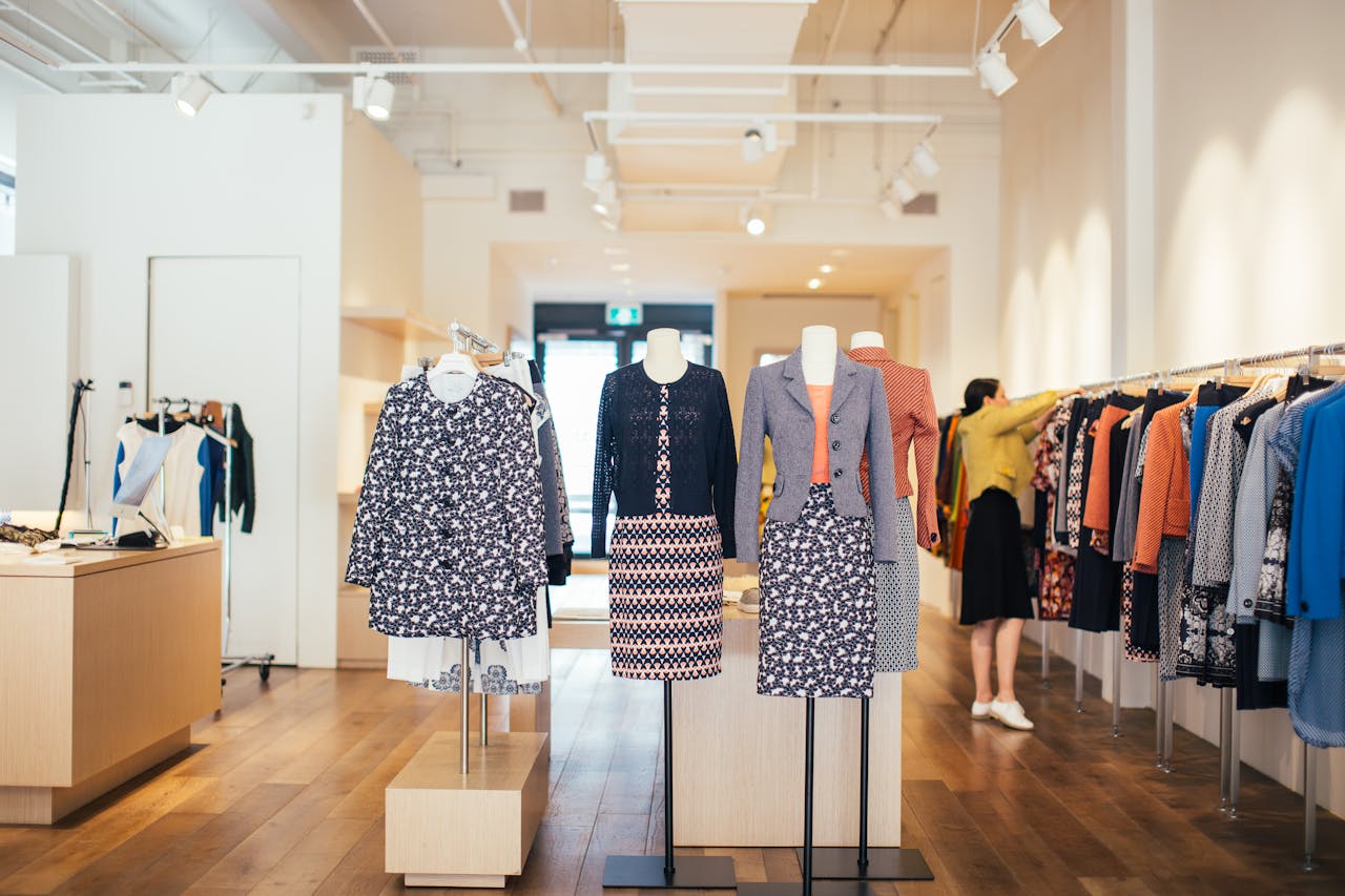 Clothing store. Image by Pexels