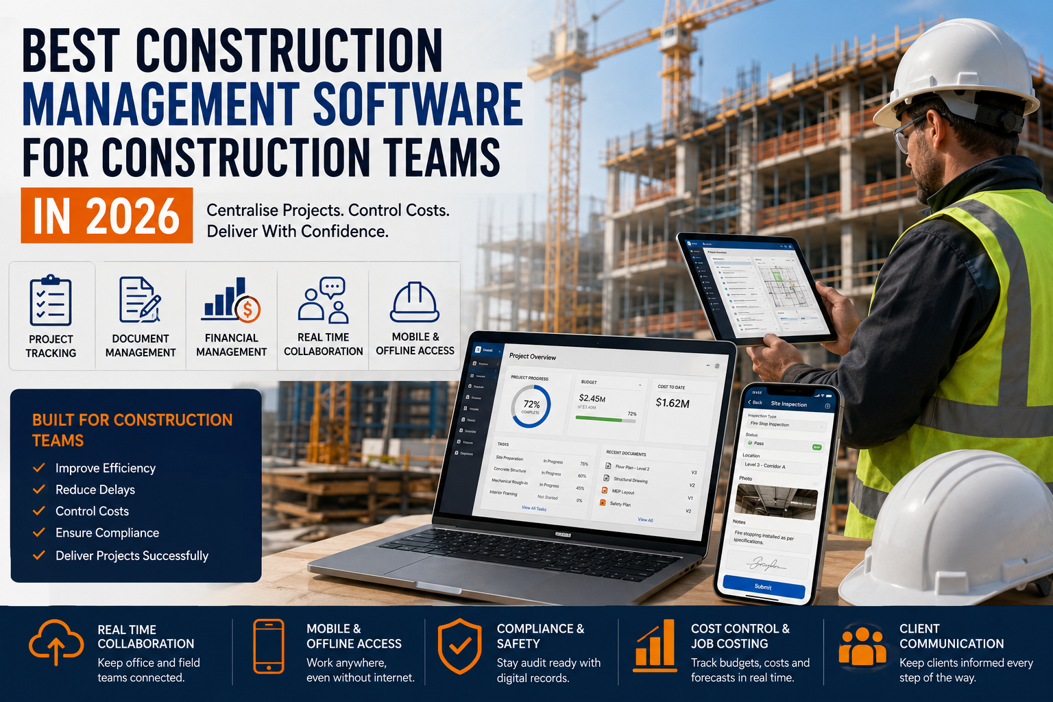 Modern construction software for efficient teams. Image by ChatGPT
